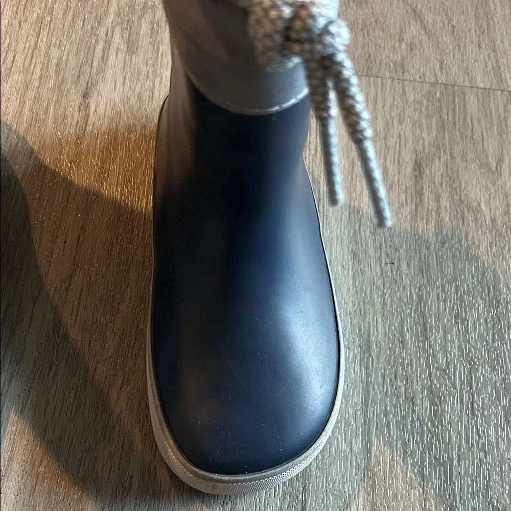 Western Chief Navy and Gray Kids Rain Boots